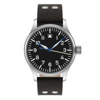 Flieger Classic 36 automatic top grade without logo without date pilot strap old style black