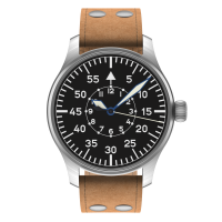 Flieger Classic 40 Baumuster B automatic top grade without date pilot strap in old style brown