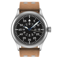 Flieger Classic Sport Baumuster B automatic top grade without date pilot strap in old style brown S