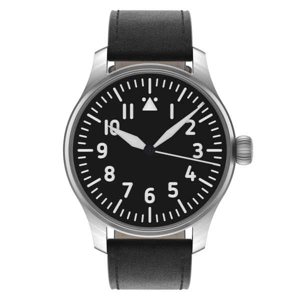 Flieger Verus 40 automatic top grade without logo without logo pilot strap without rivets