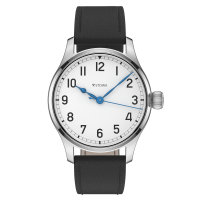 Marine Classic 36 arabic automatic basic without date leather strap black (hand stitched)