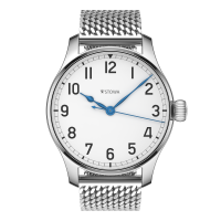Marine Classic 40 arabic automatic basic without date Milanaise metal strap