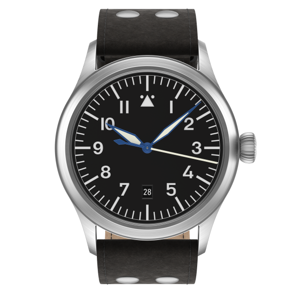 Flieger Classic Sport automatic top grade  with date pilot strap old style black