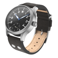 Flieger Classic 6498 with small second pilot strap in old style black